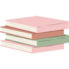 Stack of books clipart, Classroom Decoration, School Illustration 