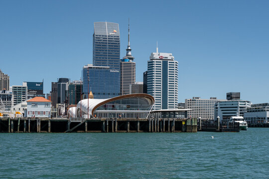 The Cloud event venue on Queens Wharf, whose future is under review amid rising maintenance costs, Auckland, New Zealand, Nov. 2025.