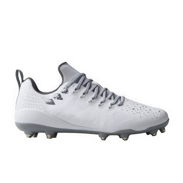 White soccer cleat shoe for sports training
