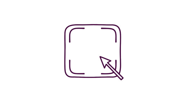 Simple Illustration of Computer Mouse Cursor.