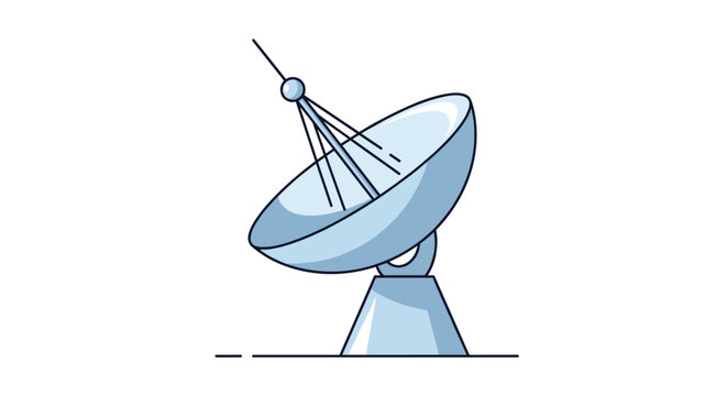 Large parabolic satellite dish antenna designed for telecommunications and deep space scientific research purposes.