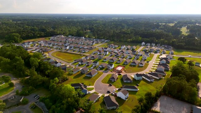 New housing neighborhood development in Santee South Carolina