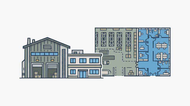 Modern Residential Floor Plans and Building Layouts.