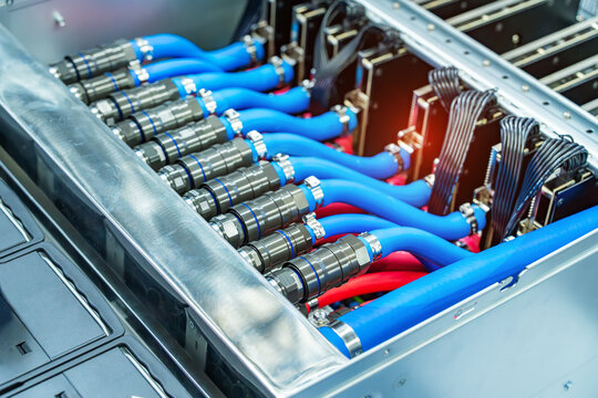 liquid cooled processors GPU for ai computer server or for Bitcoin miner. Cryptocurrency mining machines  