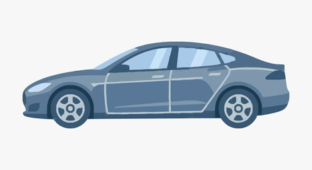 Fototapeta premium Modern Sedan Car Design.