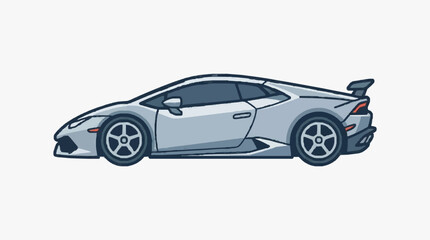 Naklejka premium Modern Sports Car Concept Design.