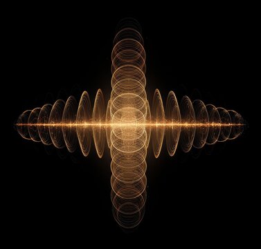A sharp golden pulse expands across a dark field symbolizing breakthrough moments, impact, and sudden bursts of powerful transformation.