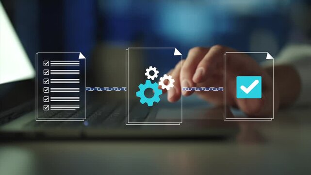 Approval Workflow system streamlining document processing, authorization routing, operational management