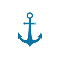 anchor on white background logo illustration © Anas Anwar Alfarisy