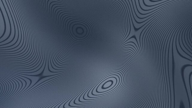 Abstract Patterned Waves Creating Visual Flow in Dim Blue Tones