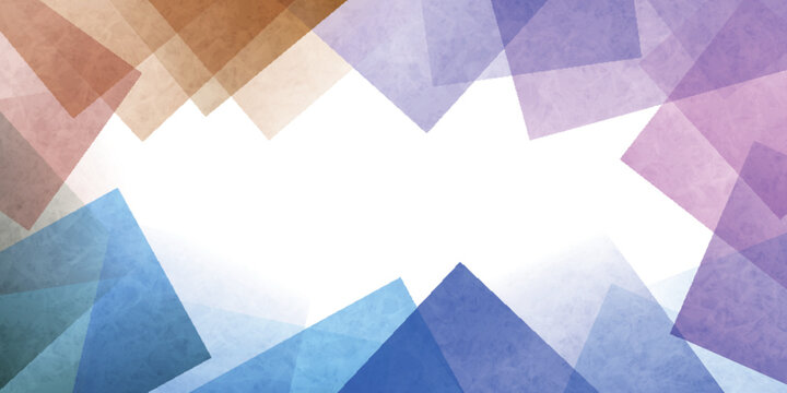 Abstract geometric background with colorful overlapping shapes