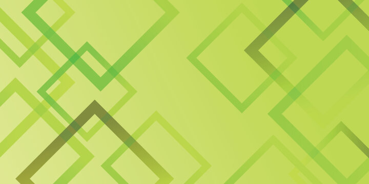 Geometric Abstract Background with Vibrant Lime Green Squares