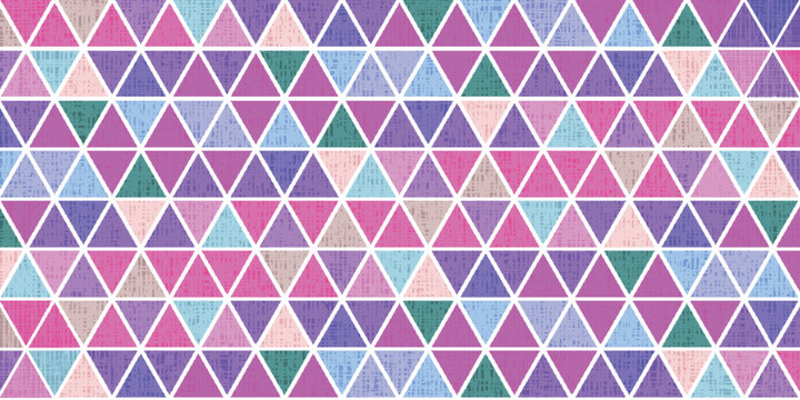 Colorful Geometric Triangle Pattern Texture Wallpaper