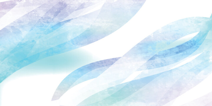 Abstract Blue and Purple Watercolor Swirl Background
