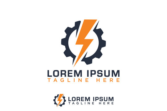 Electrical engineering power logo design