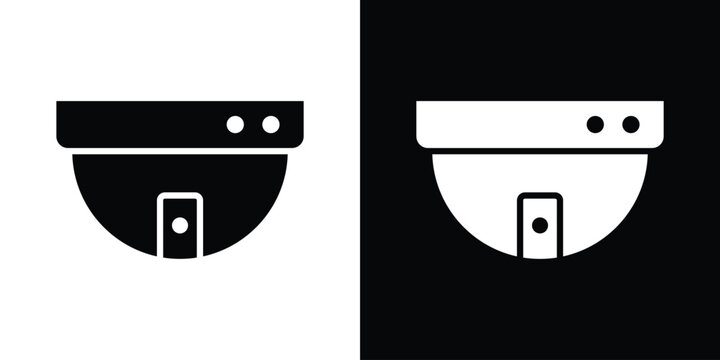 Dome cctv camera icon
