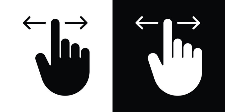 Finger swipe icon
