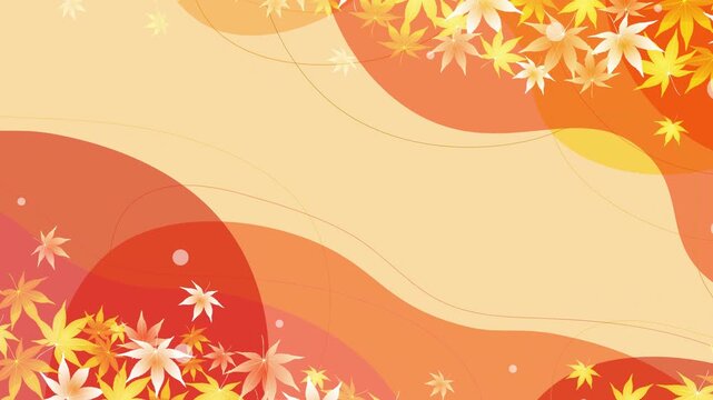 Autumn Maple Leaves Pattern 4K