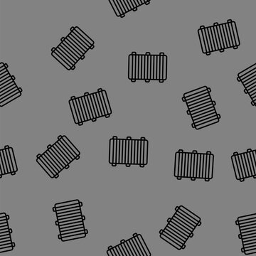 roof rack accessory vector seamless pattern roof rack accessory sign illustration