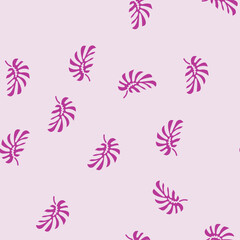 monstera leaf plant vector glyph seamless pattern monstera leaf plant sign illustration © vectorwin