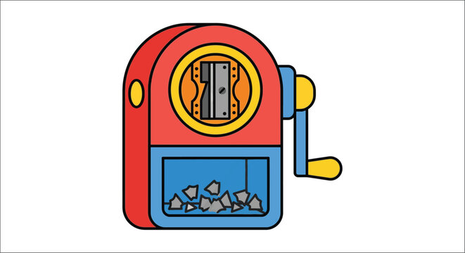 Gumball machine illustration a colorful vector graphic on a white background bubblegum candy dispenser vending sweet treat red blue compartment cartoon style flat design bright
