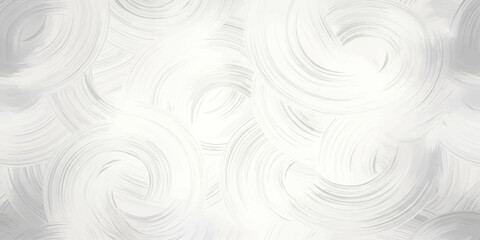 Abstract swirl pattern of soft white and grey brush strokes creating a textured, elegant background for design. © Artova LaLa