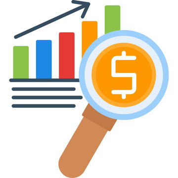 Market Analysis Icon Vector Element