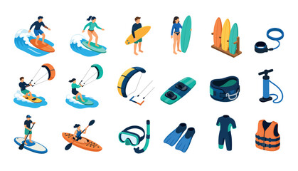 Surfing equipment and accessories. © Kenn