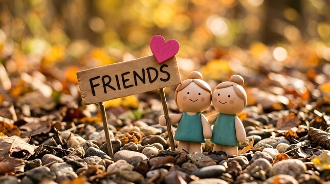 Friendship day bff best friend forever love relationship with written text Friends