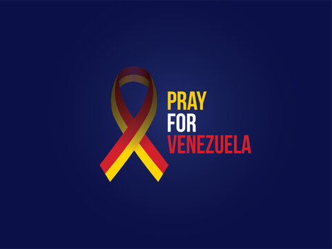 Pray for Venezuela Concept vector design. Massive earthquake hit Venezuela.	