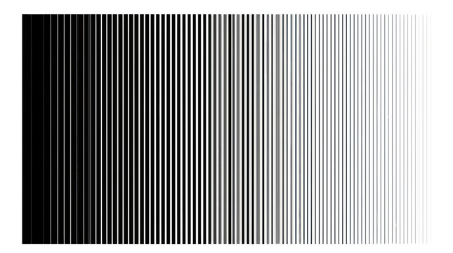 Black and white barcode gradient pattern.