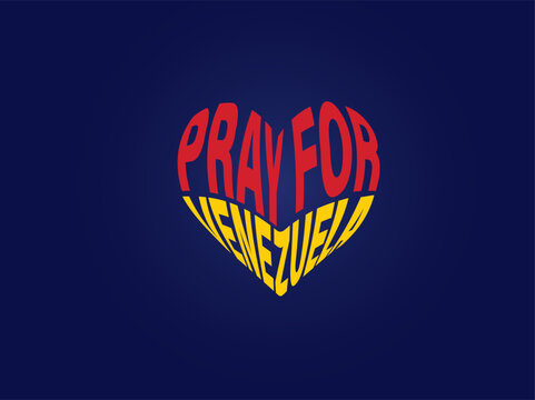 Pray for Venezuela Concept vector design. Massive earthquake hit Venezuela.	