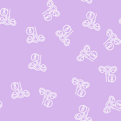 Obraz premium smear for tests vector line seamless pattern smear for tests sign illustration