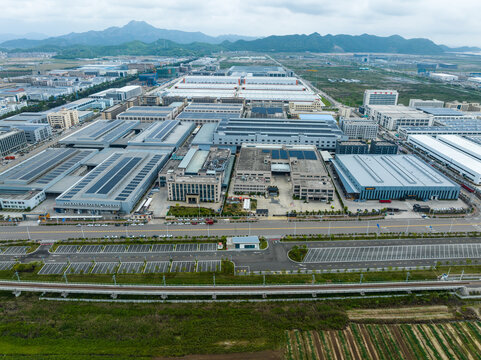 Geely Manufacturing Base Aerial View, Taizhou Linhai China