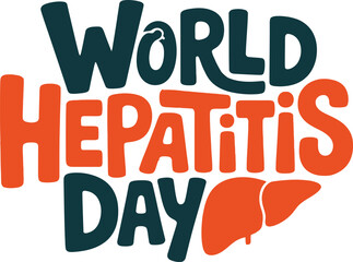 Naklejka premium World Hepatitis Day 2026 Awareness Campaign Visual with Liver Health Protection, Global Healthcare Support, Medical Prevention, Public Health Education, and Viral Hepatitis Awareness Concept