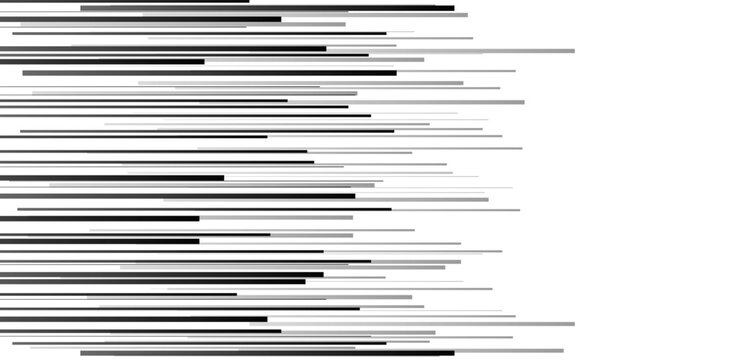 Abstract background with horizontal black lines of varying lengths.