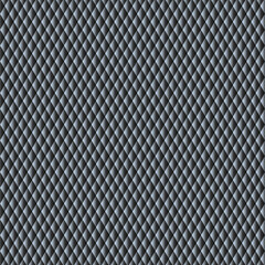 Fototapeta premium Dark luxury diamond quilted leather texture seamless background.