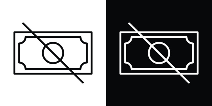 No money icon