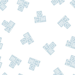 Fototapeta premium quiz ephemeral vector glyph seamless pattern quiz ephemeral sign illustration