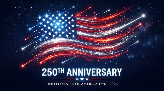 USA 250th anniversary celebration patriotic independence day background