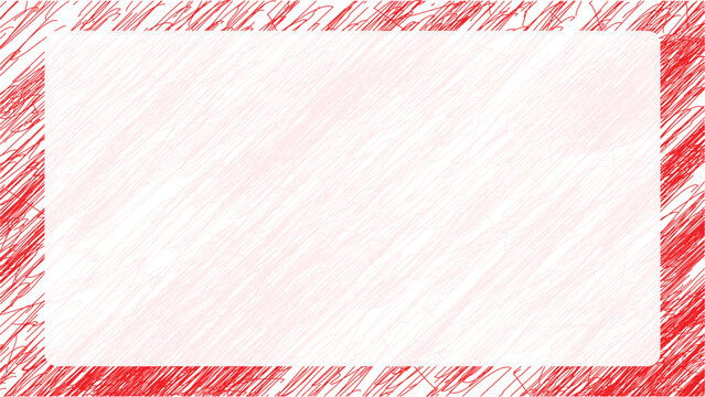 Rough pink lines scribble background with blank white space