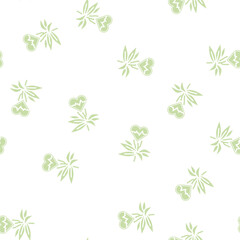 Fototapeta premium natural plant for heartbeat phytotherapy vector glyph seamless pattern natural plant for heartbeat phytotherapy sign illustration