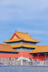 Obraz premium Forbidden City Imperial Palace Beijing China Ancient Architecture