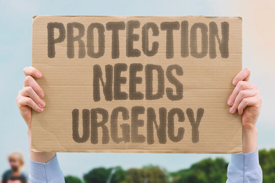"Protection needs urgency" Safeguarding the elderly requires immediate action. ACTION. ELDERLY. SAFEGUARDING. REQUIRES. URGENCY.
