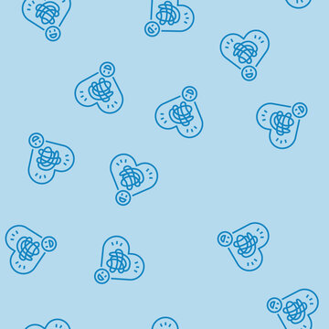 passive aggressive behavior vector line seamless pattern passive aggressive behavior sign illustration