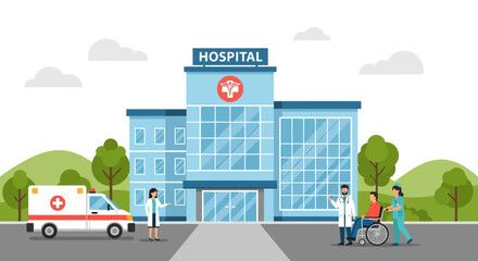 Naklejka premium Clean and vibrant flat vector illustration with modern conceptual design elements, bright color palette, and minimalist geometric shapes for web and print applications.