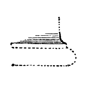 Column base with conge molding, classical architectural transition profile, old vintage illustration, 1897.