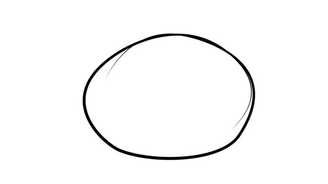 Circle marker with drawing, red marker pen style, doodle red circle marker and underline stroke, Circle Highlighter Scribble Animation on transparent background. wrong round shape 4k animation.