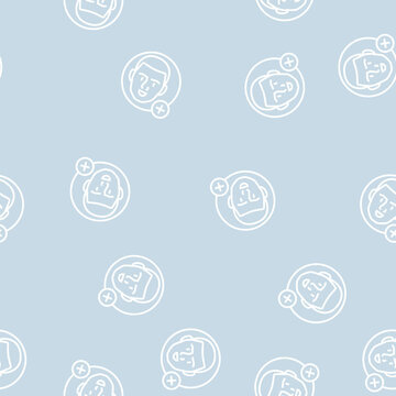 new usel male vector line seamless pattern new usel male sign illustration