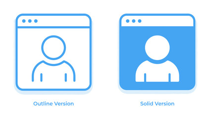 Fototapeta premium User Profile Icon Comparison